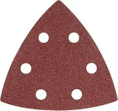 Faithfull Delta Hook & Loop Sanding Sheets TR2 93mm Very Coarse (Pack 5)