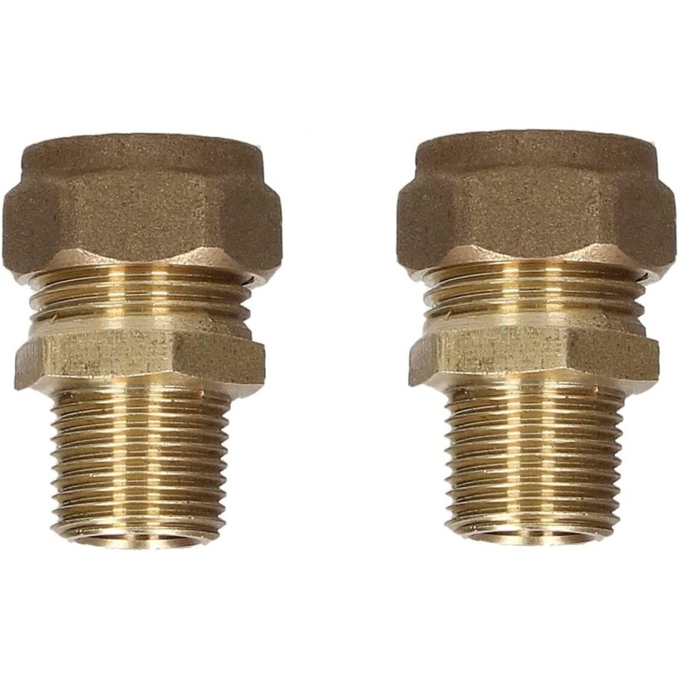 CO 15x3/8" Male Iron Compression
