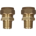 CO 15x3/8" Male Iron Compression