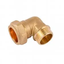 CO 15x3/8" Male Iron Elbow Compression