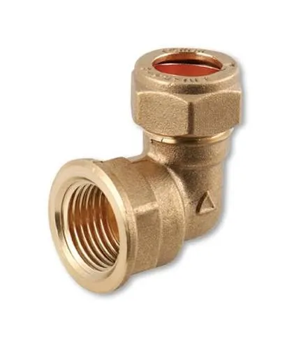 CO 22x1" Female Iron Elbow Compression