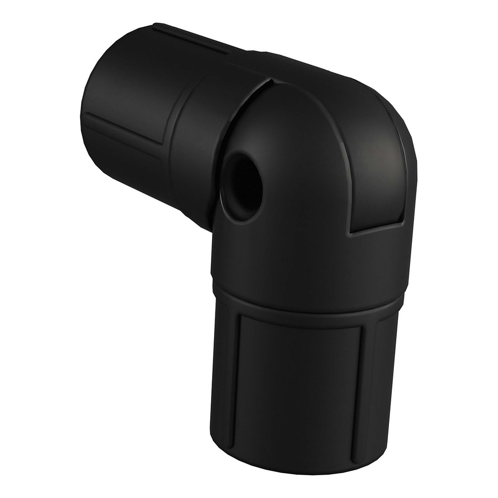 Bay Window Adjustable Bracket Matt Black, Black