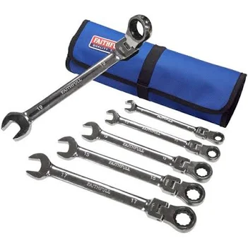 Faithfull 6 Piece Ratcheting Combination Spanner Set