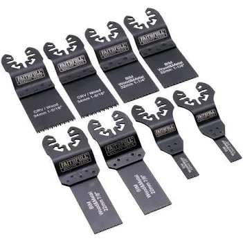 Faithfull 8 Piece Mixed Multi-Tool Blade Set