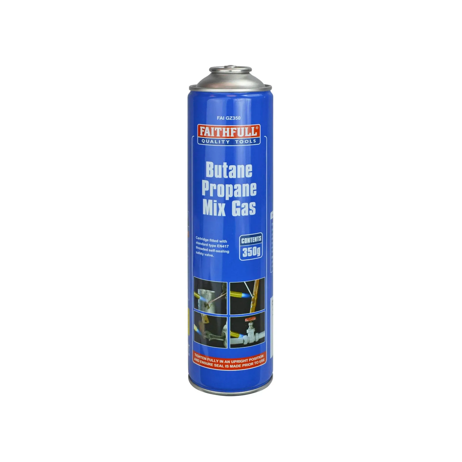 Faithfull Butane Propane Gas Cartridge 350G