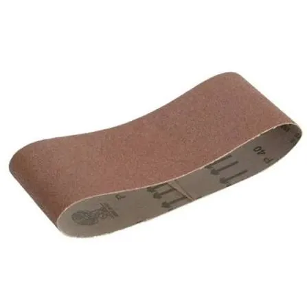 Faithfull Cloth Sanding Belt 610 x 100mm 80G (3 Pack)