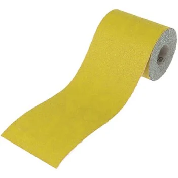 [FAIAR560Y] Faithfull Aluminium Oxide Sanding Paper Roll Yellow 115mm x 5m 60G