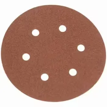Faithfull Hook & Loop Sanding Disc DID2 Holed 150mm Coarse (5 Pack)