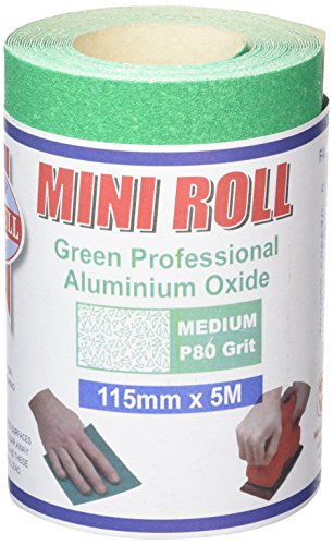 [I-FAI-FAIAR580G] Faithfull Aluminium Oixde Sanding Paper Roll Green 115mm x 5m 80G