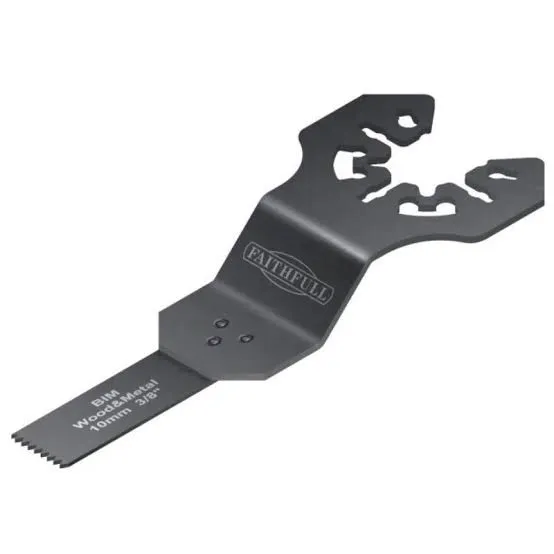 Faithfull Multi-Functional Tool Flush Cut Wood/Bi-Metal Blade 10mm