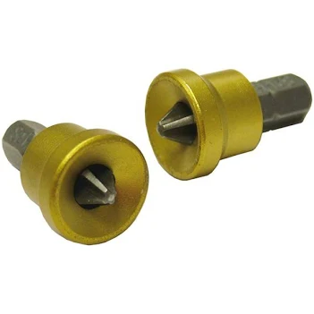 Faithfull  Drywall Screwdriver Adaptor + PH2 Bits (2)
