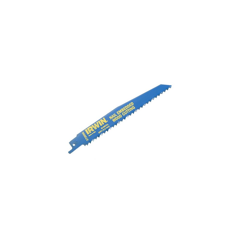 [IRW10504158] Irwin 956R Sabre Saw Blade Nail Embedded Wood Cutting 225mm (Pack of 5)