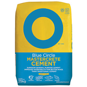 Blue Circle Mastercrete Grey Cement 25kg (Plastic Bag)