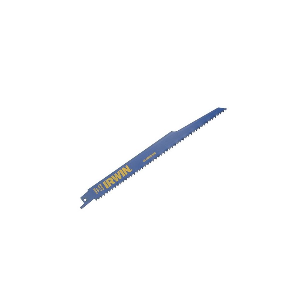 Irwin 956R Sabre Saw Blade Nail Embedded Wood Cutting 225mm (Pack of 2)