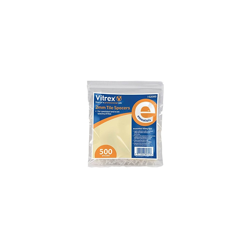 Vitrex Essential Tile Spacers 2mm (Pack 500)