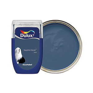 Dulux Walls and Ceilings Matt Paint Sapphire Salute 30ml Sample