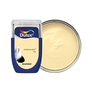Dulux Walls and Ceilings Matt Paint Vanilla Sundae 30ml Sample