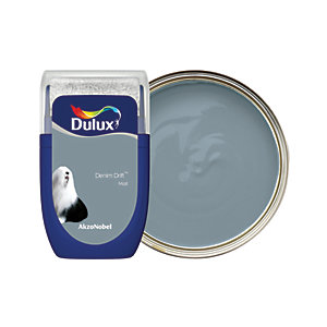 [5292994] Dulux Walls and Ceilings Matt Paint Denim Drift 30ml Sample