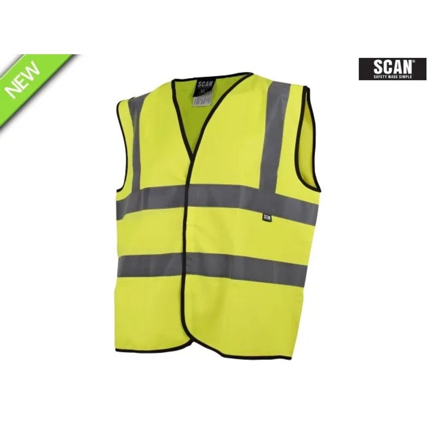 Scan Hi Vis Yellow Waistcoat - XXL (52in)
