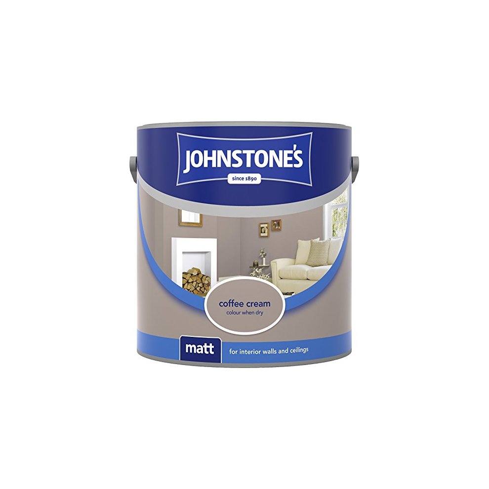 [33391] Johnstones Coffee Cream Vinyl Matt 2.5L