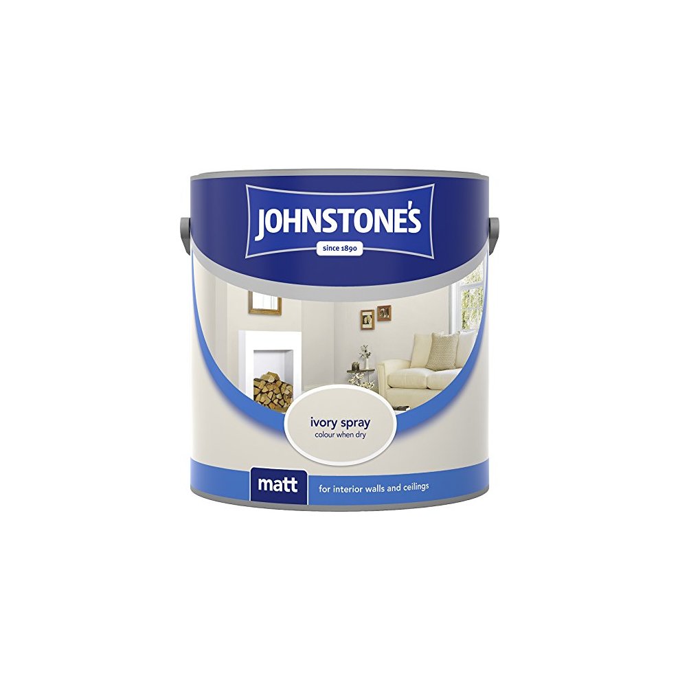 Johnstones Ivory Spray Vinyl Matt 2.5L