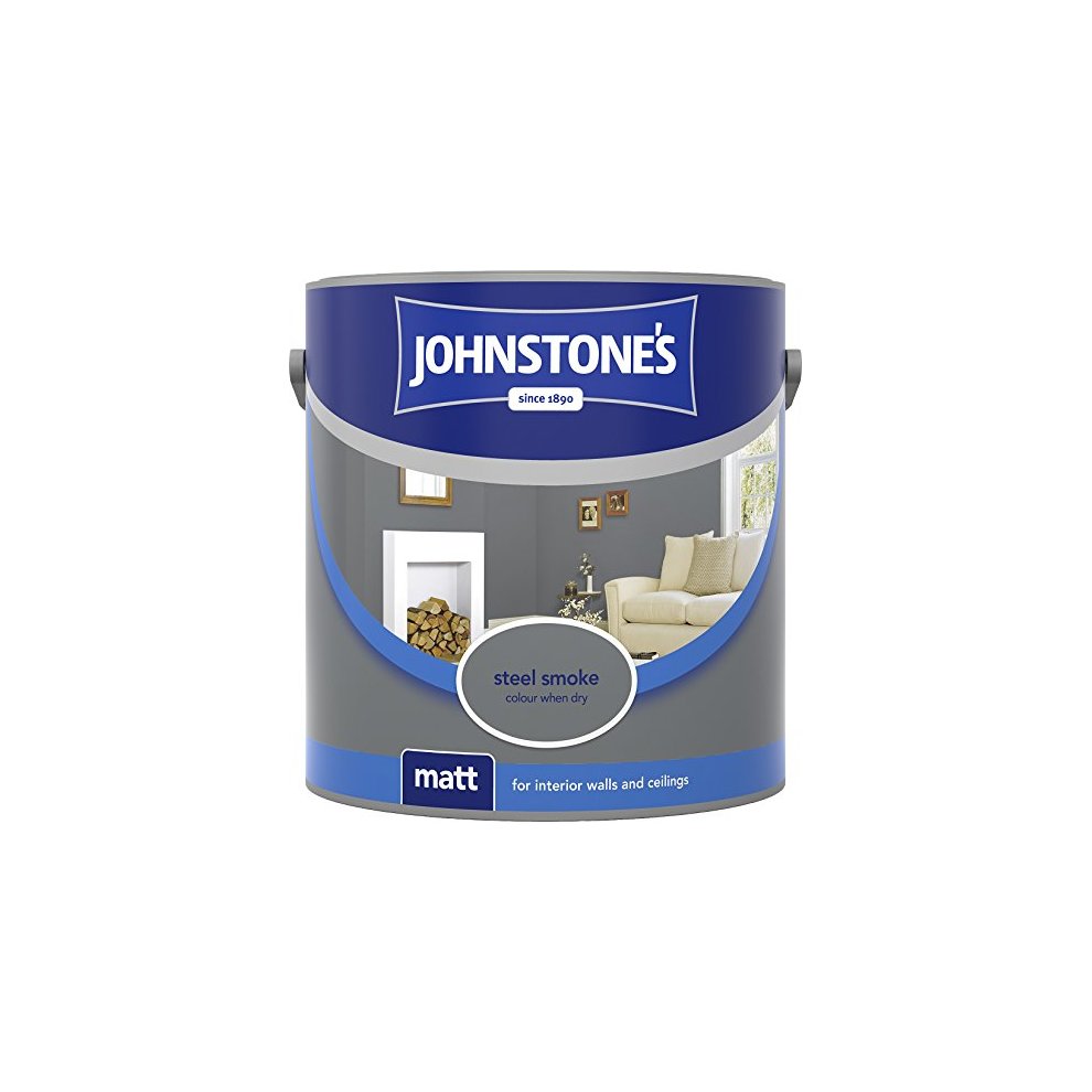 [35188] Johnstones Steel Smoke Vinyl Matt 2.5L