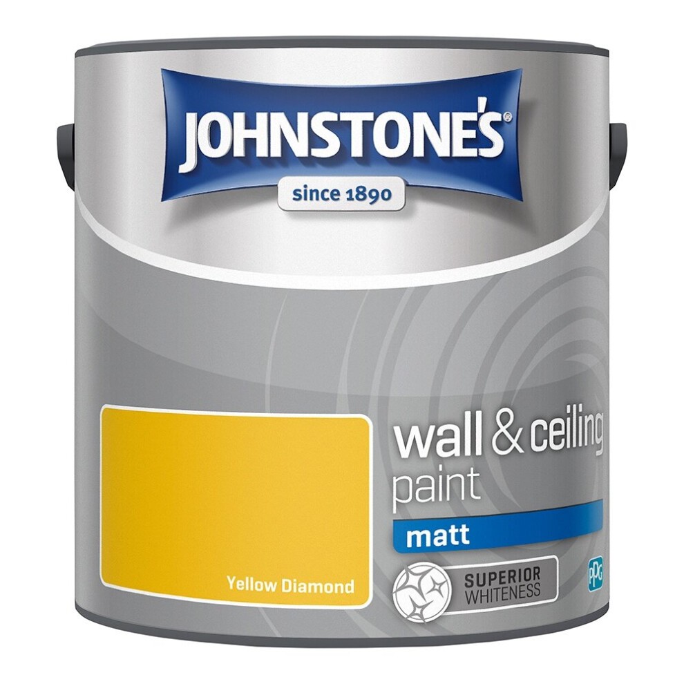 Johnstones Yellow Diamond Vinyl Matt 2.5L
