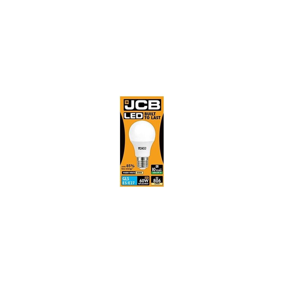 JCB LED A60 806lm Opal 10w E27 3000k