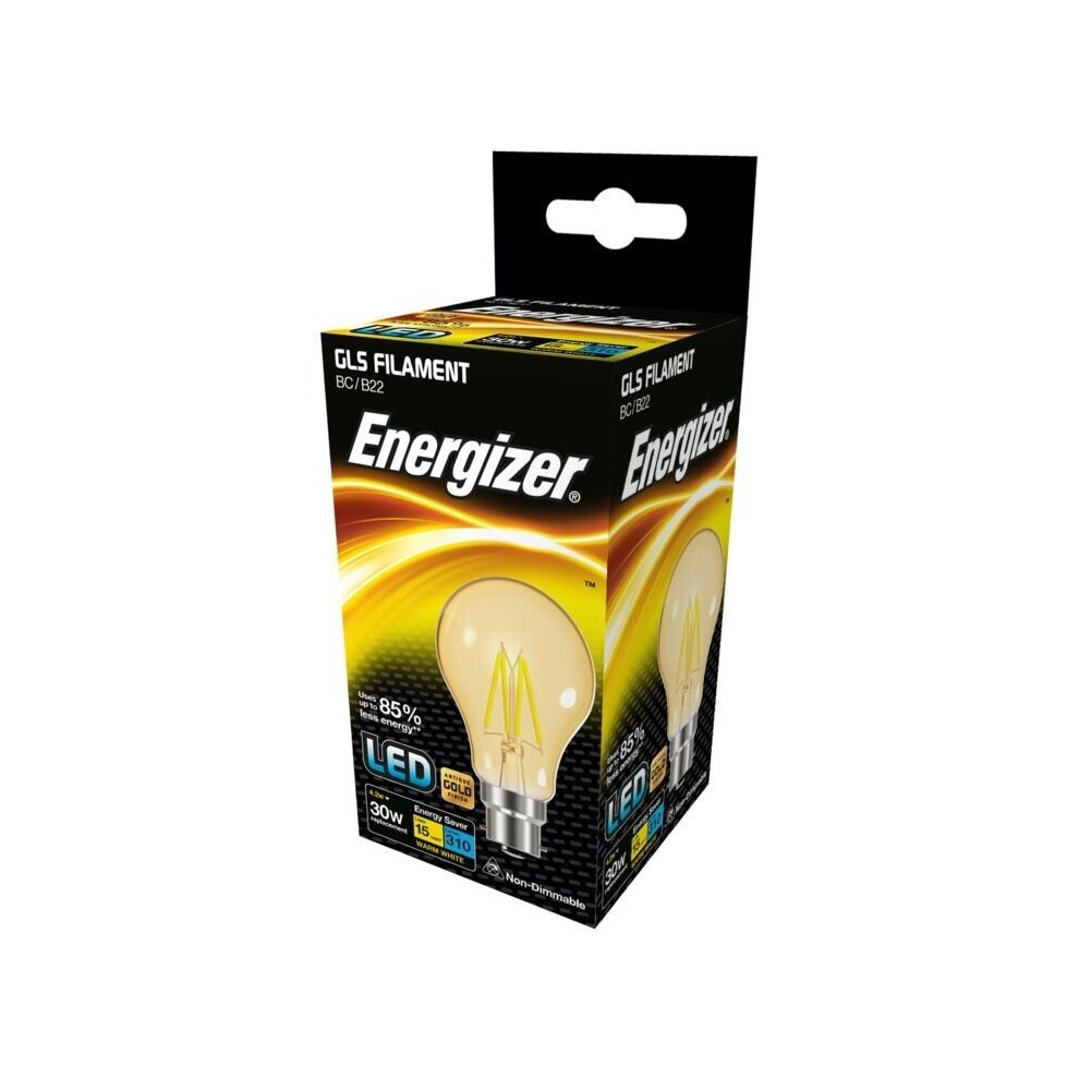 Energizer Filament LED Lamps B22 4w 320lm