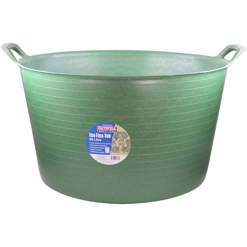 Faithfull Eco Flex Tub 56L - Recycled Green