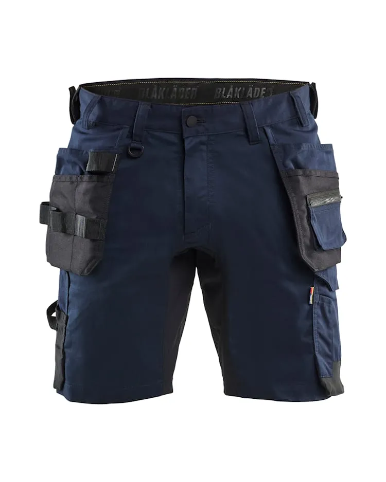 Blaklader Craftsman Shorts with Stretch Dark Navy Blue - C54