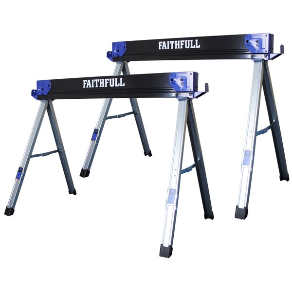 Faithfull Folding Saw Horse - Pair