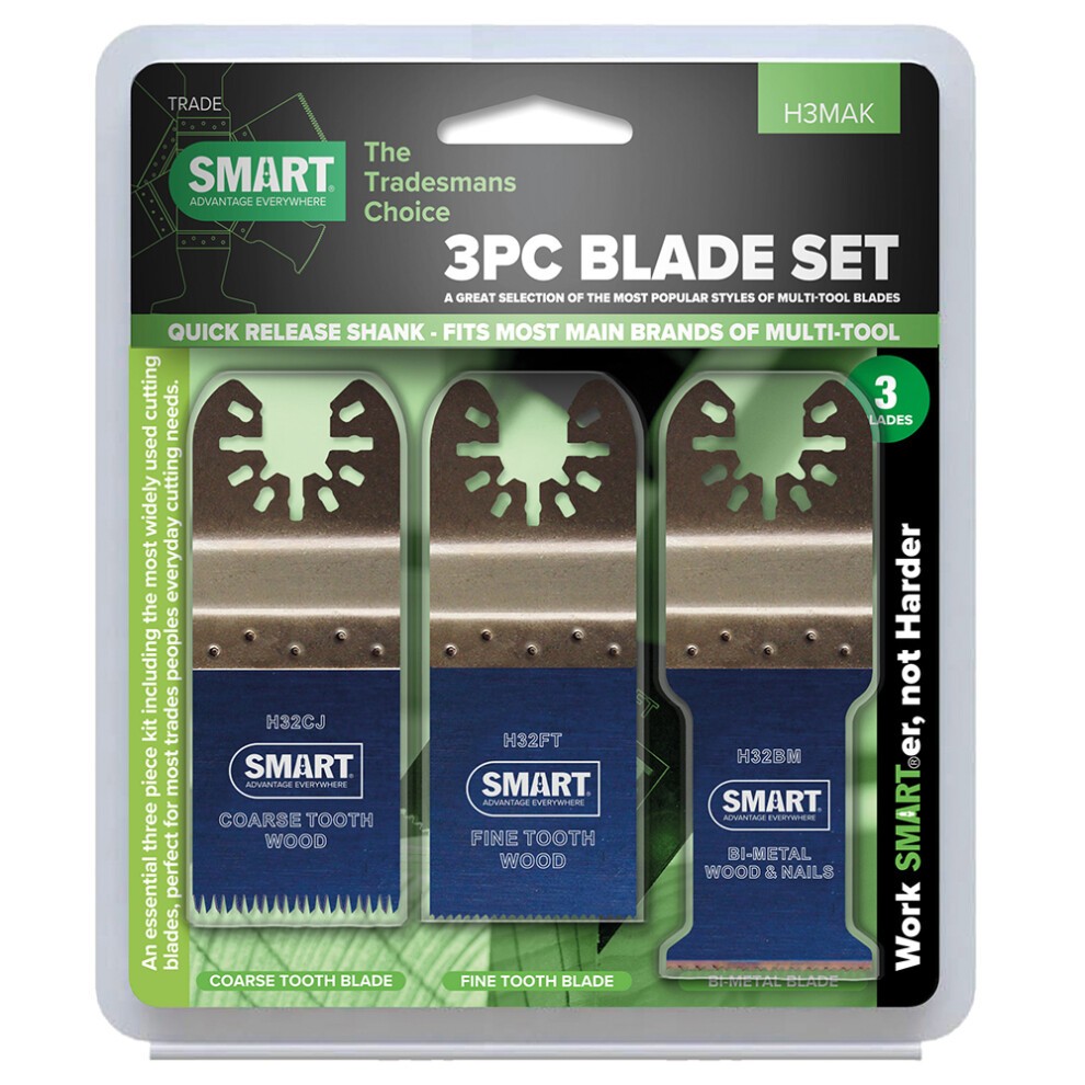 Smart 3 Piece Blade Set (H32FT/H32CJ/H32BM) H3MAK
