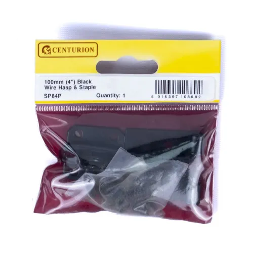 Centurion 100mm (4") EXB Wire Hasp & Staple