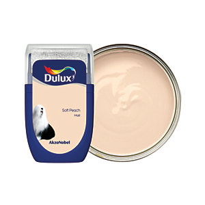 Dulux Walls and Ceilings Matt Paint Soft Peach 30ml Sample