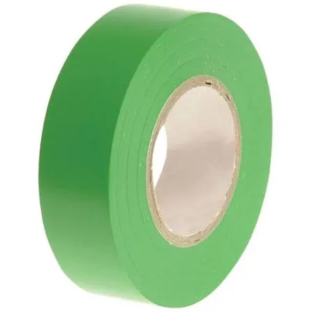 Faithfull PVC Electrical Tape Green 19mm x 20m