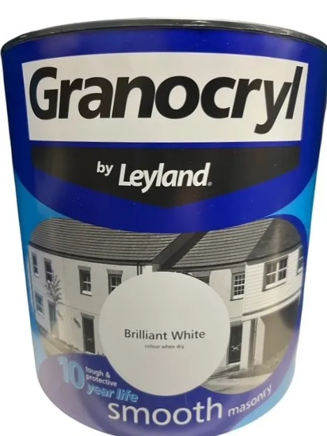 Granocryl Smooth Masonry Brilliant White 2.5L