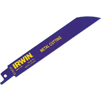 Irwin 618R Sabre Saw Blade Metal Cutting 150mm 18 TPI (Pack 5)
