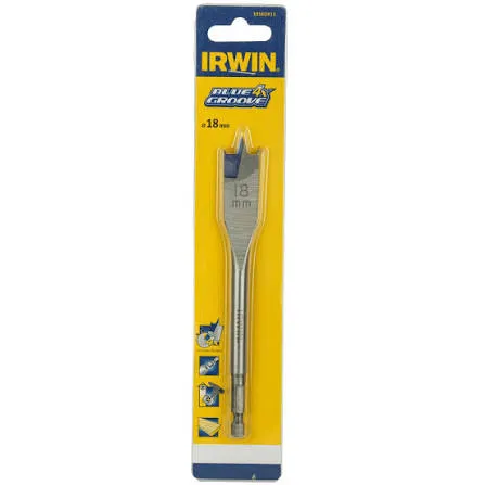[IRW10502811] Irwin Blue Groove 4X Flat Bit 18 x 152mm