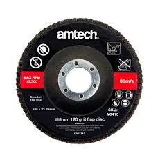 Amtech 115mm 120 Grit Flap Disc