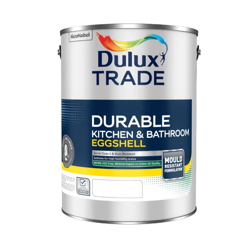 Dulux Trade Durable Kitchen & Bathroom Eggshell LB 5L