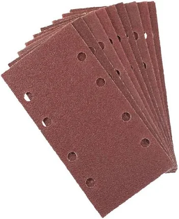 Amtech Pack of 10 P60 grit hook and loop sanding sheets