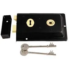 Sichern Fluted Rim Lock 150 x 100mm - Epoxy Black