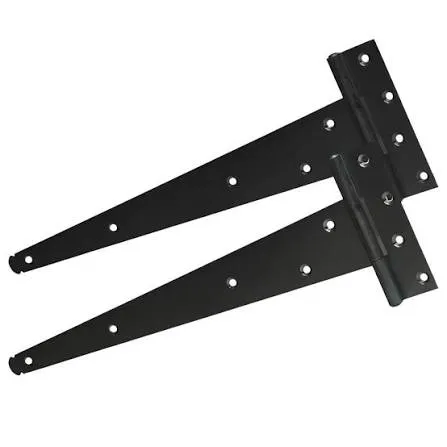 Sichern Standard Tee Hinge (Pair) 150mm- Epoxy Black