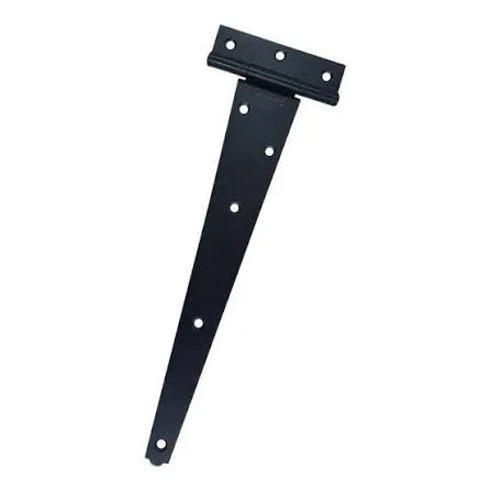 Sichern Medium Tee Hinge (Pair) 450mm - Epoxy Black