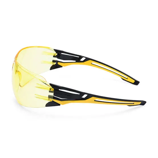 Anthracite Wraparound Glasses Amber