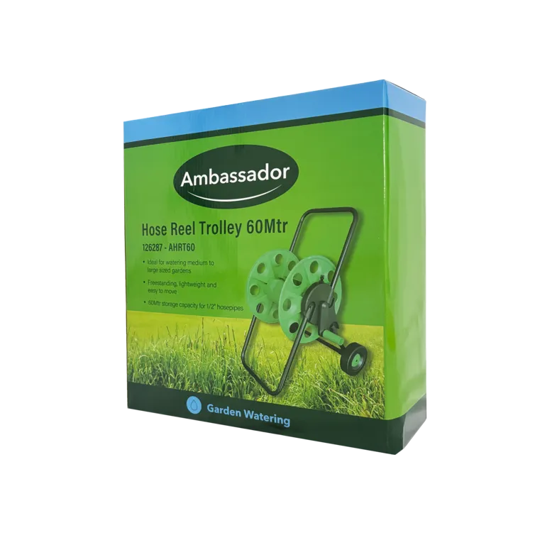 Ambassador Hose Reel Trolley 60m