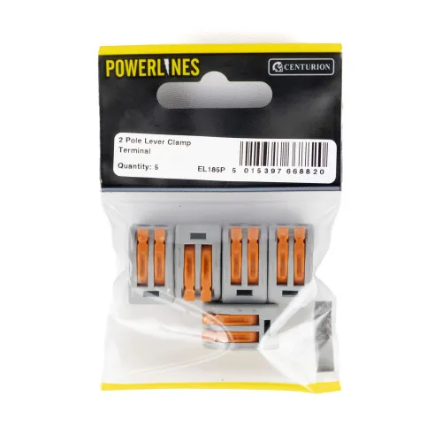 Centurion 2 Pole Lever Clamp Terminal