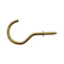 Centurion 50mm Brass Shouldered Cup Hooks