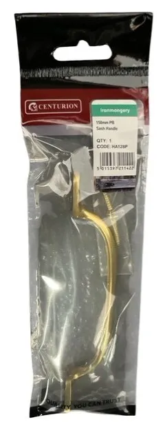 Centurion 150mm Brassed Sash Handle